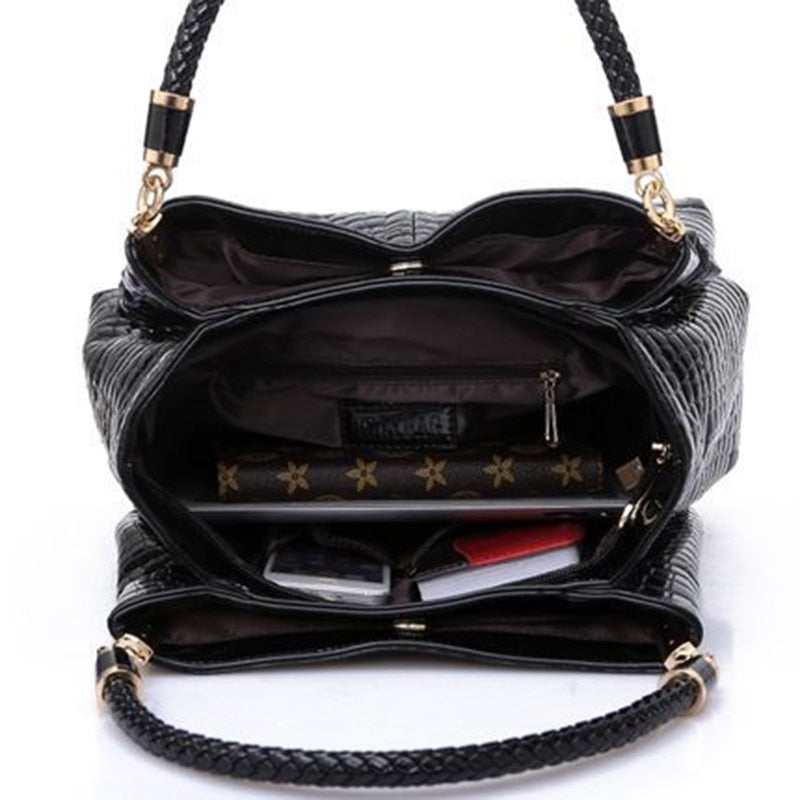 Leather handbag