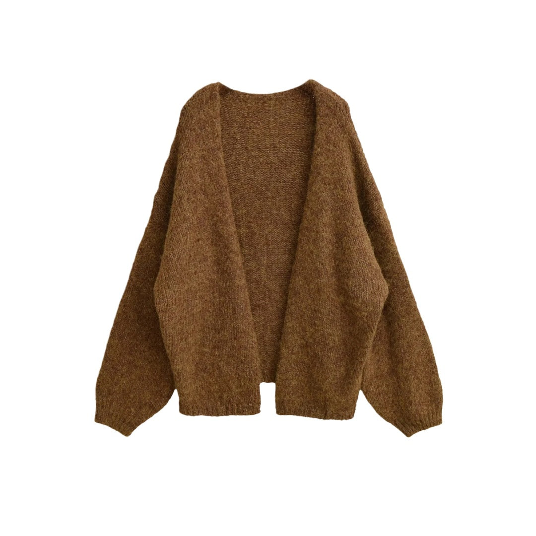 Oversized knit cardigan
