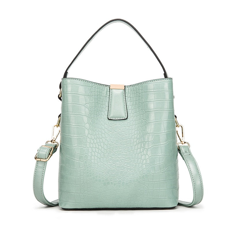 Crocodile messenger bag